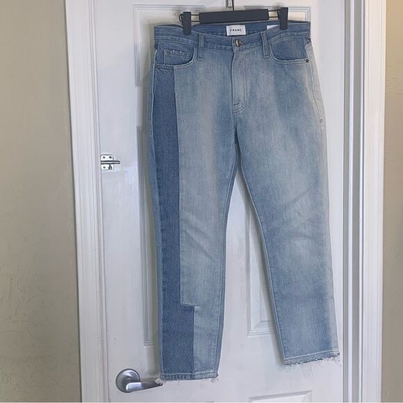 Frame patchwork jeans le garcon Size 28 - Picture 5 of 10